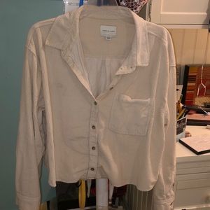 american eagle button up